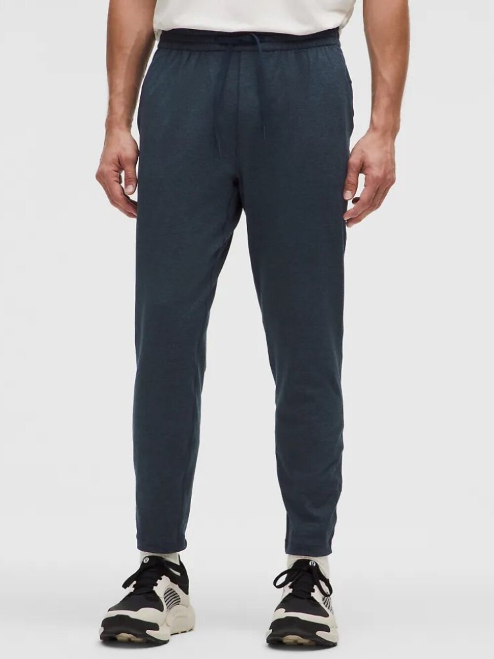 Lululemon Soft Jersey Tapered Pant Heathered Classic Navy Size XXL